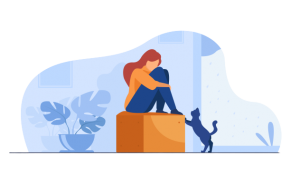 femme triste - stress anxiété - application des thérapies brèves