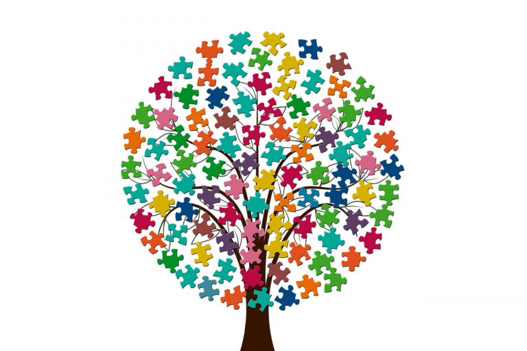 états du moi - arbre puzzle coloré